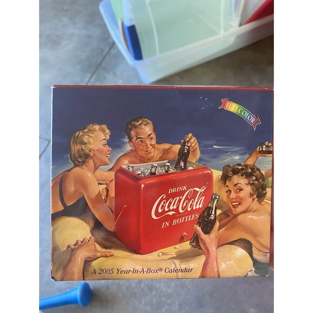 Coca Cola 2005 Year-In-Box Calendar, unsealed, NIB